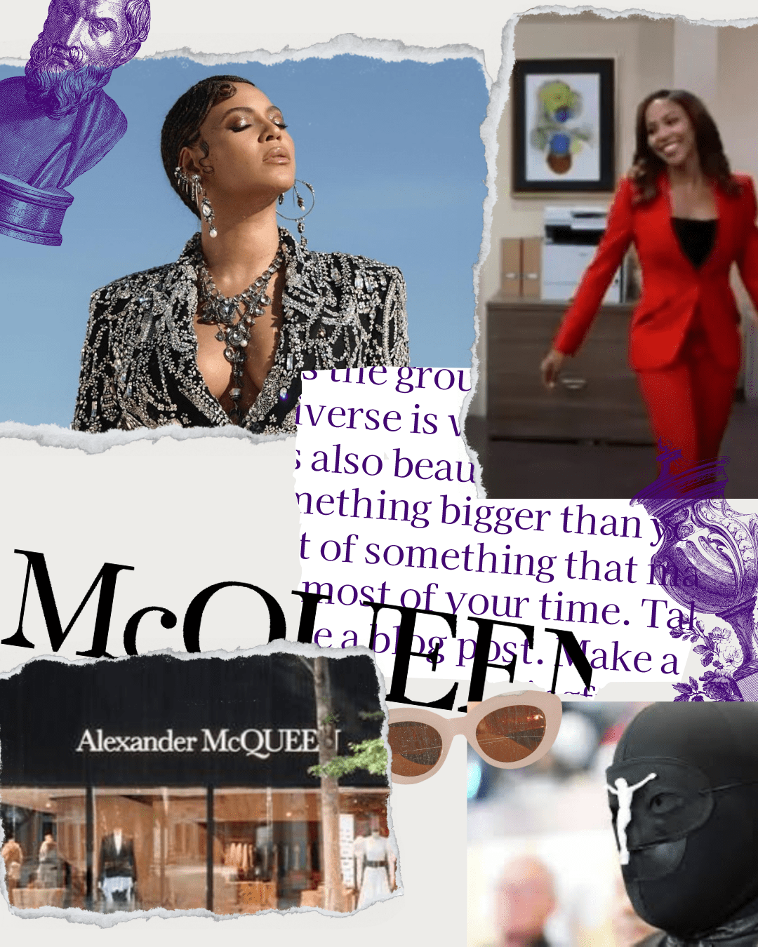 Black in Couture: Embracing Alexander McQueen’s Signature Style
